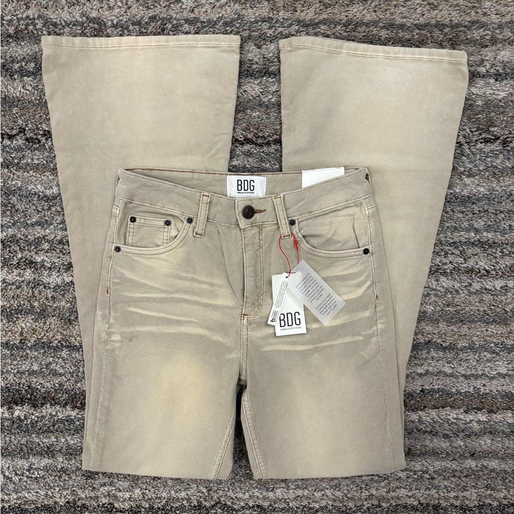 BDG Mid Rise Flare Corduroy Pants Sz 27W32L NWT | Urban Outfitters BDG Jeans -